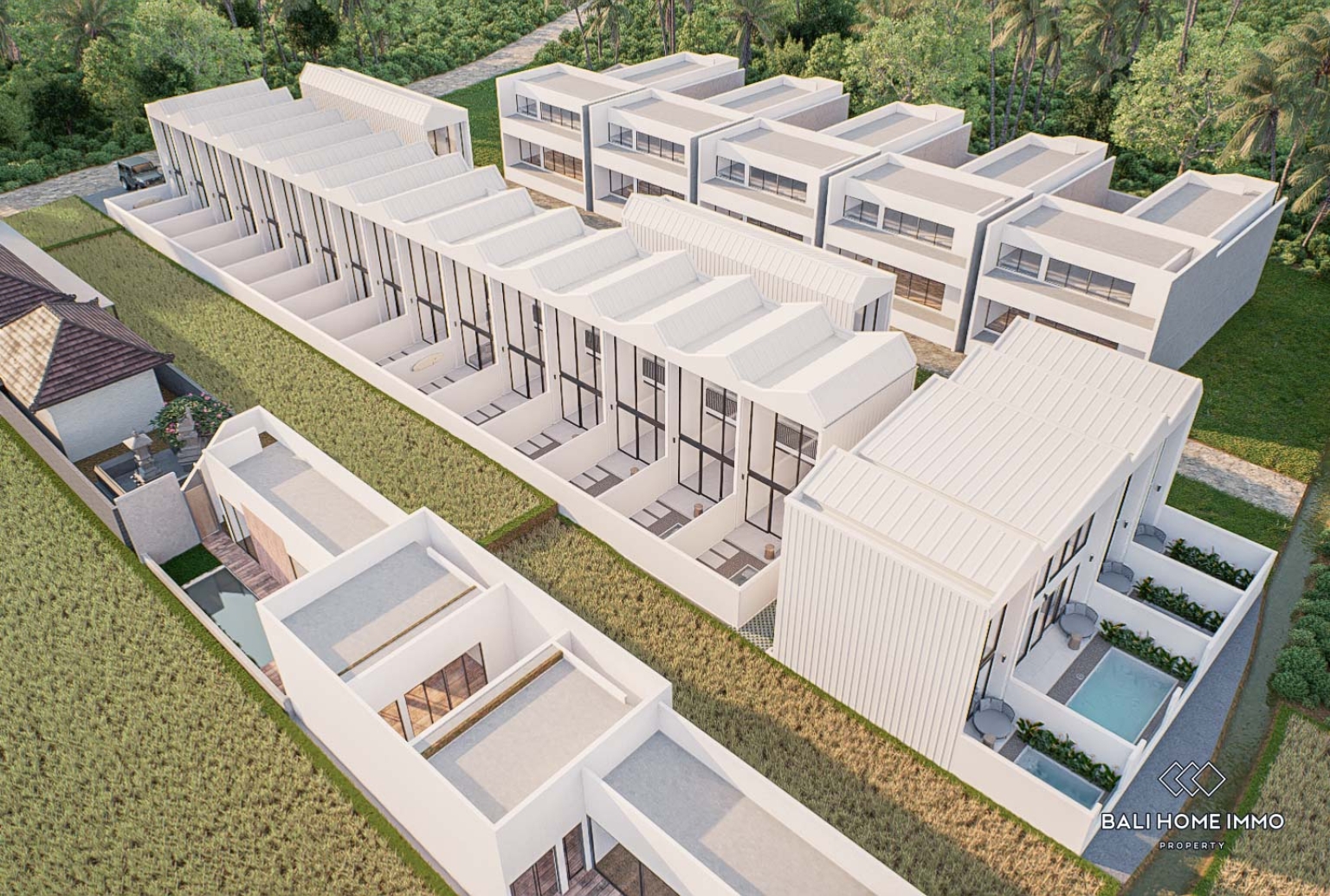 Villa de 2 chambres sur plan, située dans un complexe résidentiel, à vendre à Bali Cemagi. view 17