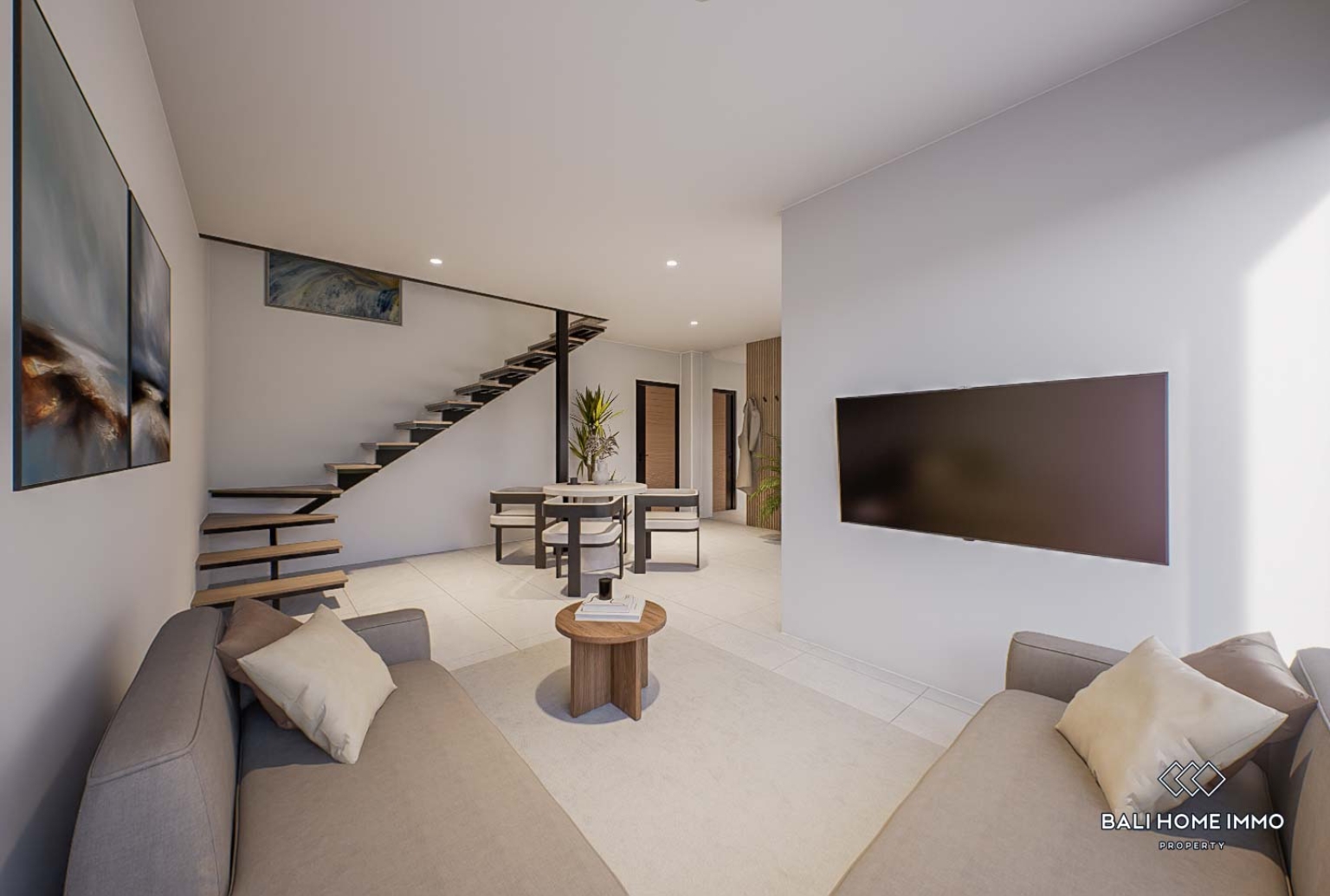Villa de 2 chambres sur plan, située dans un complexe résidentiel, à vendre à Bali Cemagi. view 3