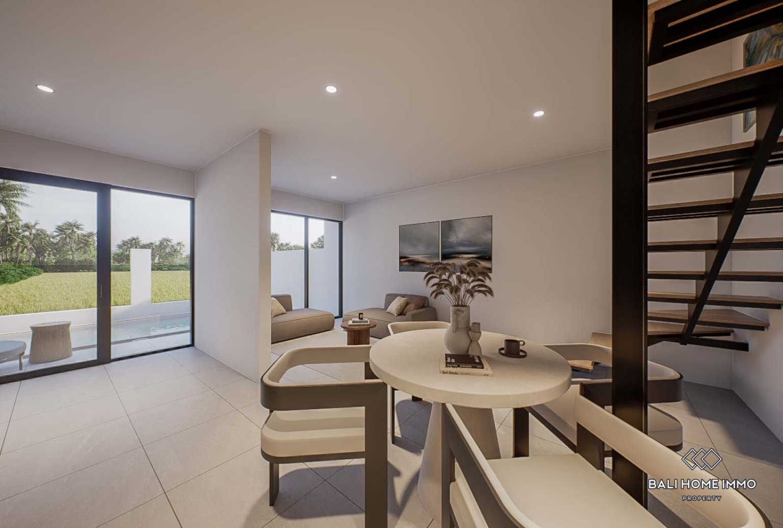 Villa de 2 chambres sur plan, située dans un complexe résidentiel, à vendre à Bali Cemagi. view 6