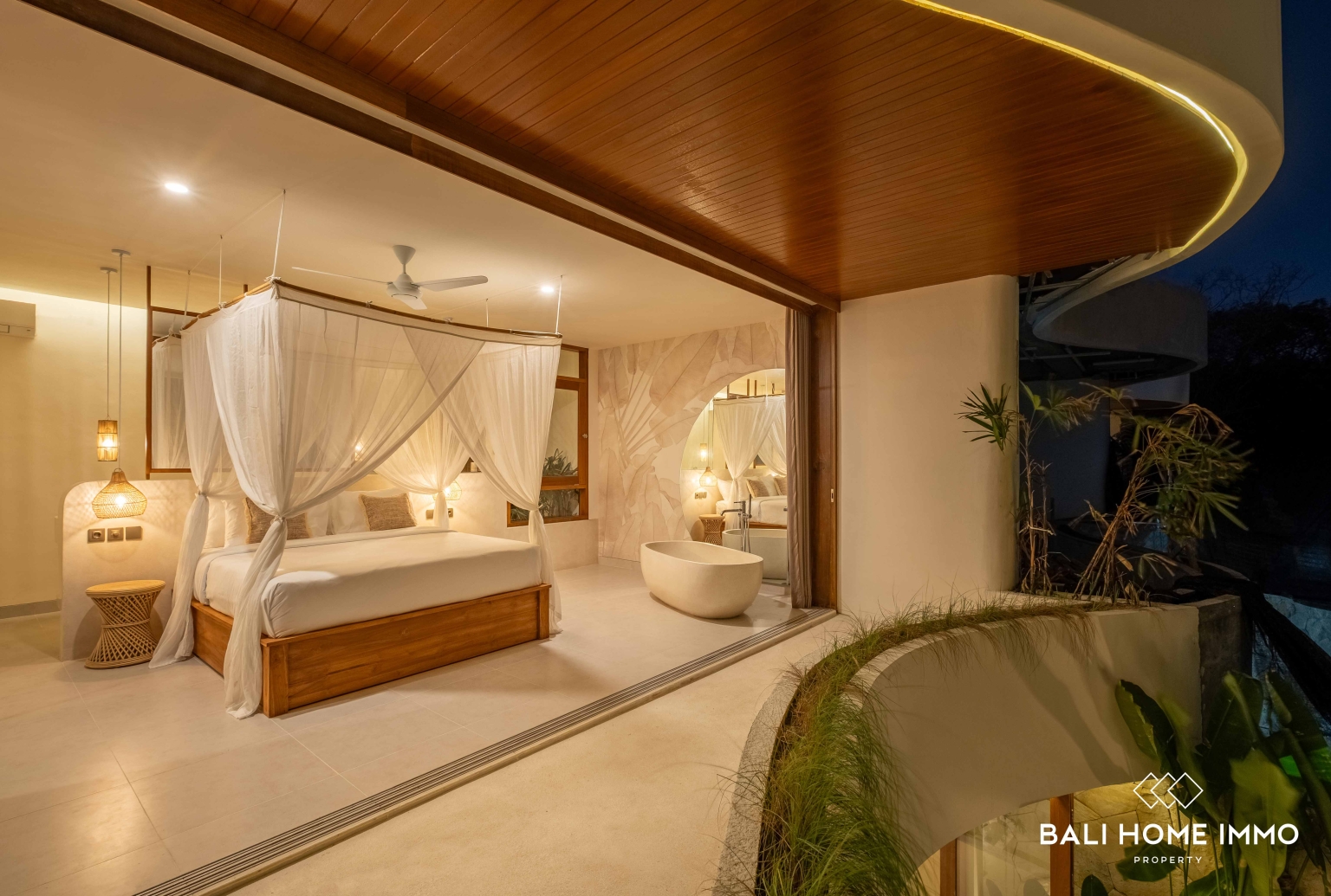 VILLA SUR PLAN DE 2 CHAMBRES AVEC VUE OCÉAN À VENDRE À ULUWATU PRÈS DE LA PLAGE D'ALILA view 23