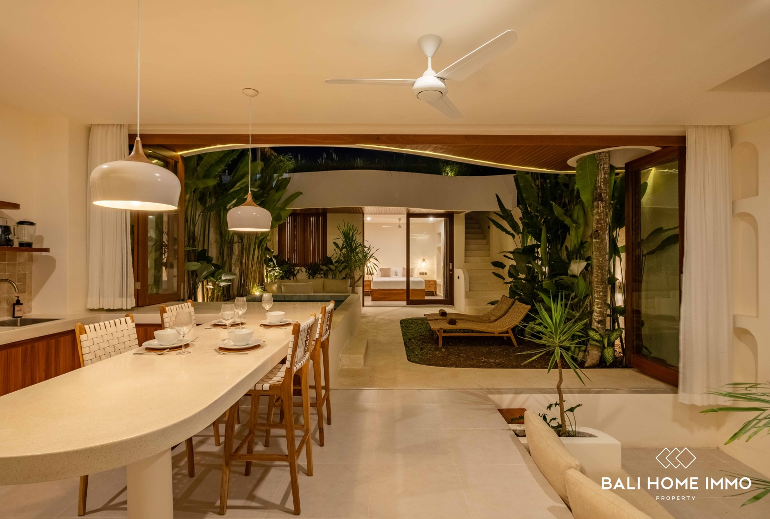 VILLA SUR PLAN DE 2 CHAMBRES AVEC VUE OCÉAN À VENDRE À ULUWATU PRÈS DE LA PLAGE D'ALILA view 14