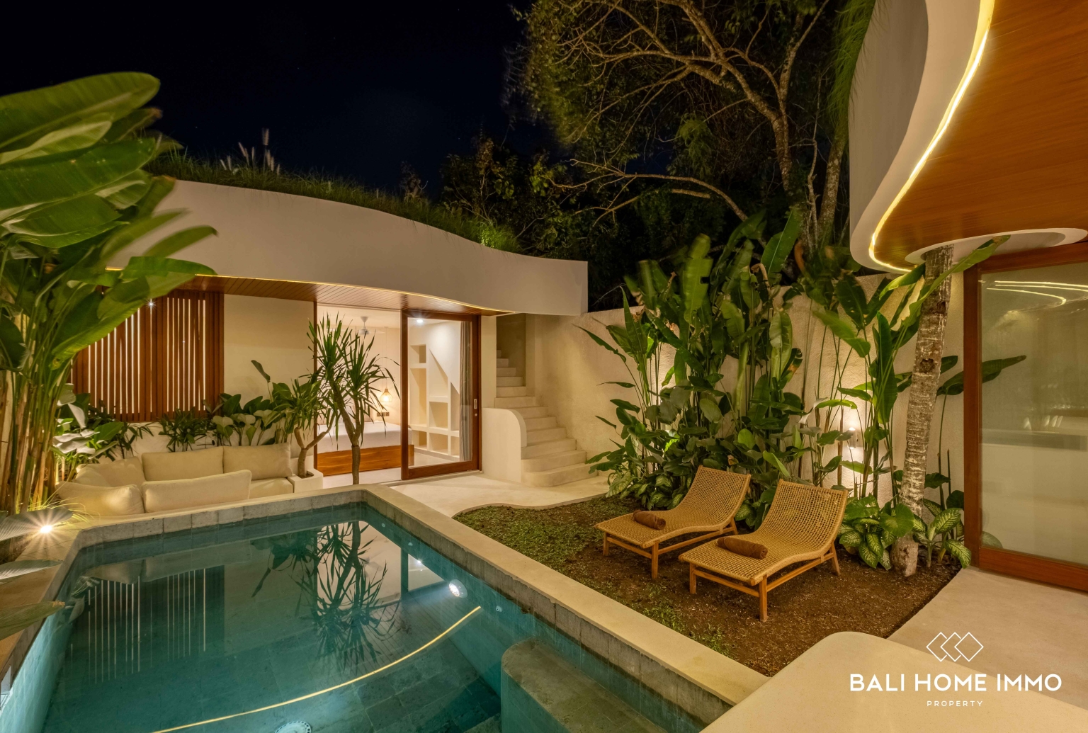 VILLA SUR PLAN DE 2 CHAMBRES AVEC VUE OCÉAN À VENDRE À ULUWATU PRÈS DE LA PLAGE D'ALILA view 26