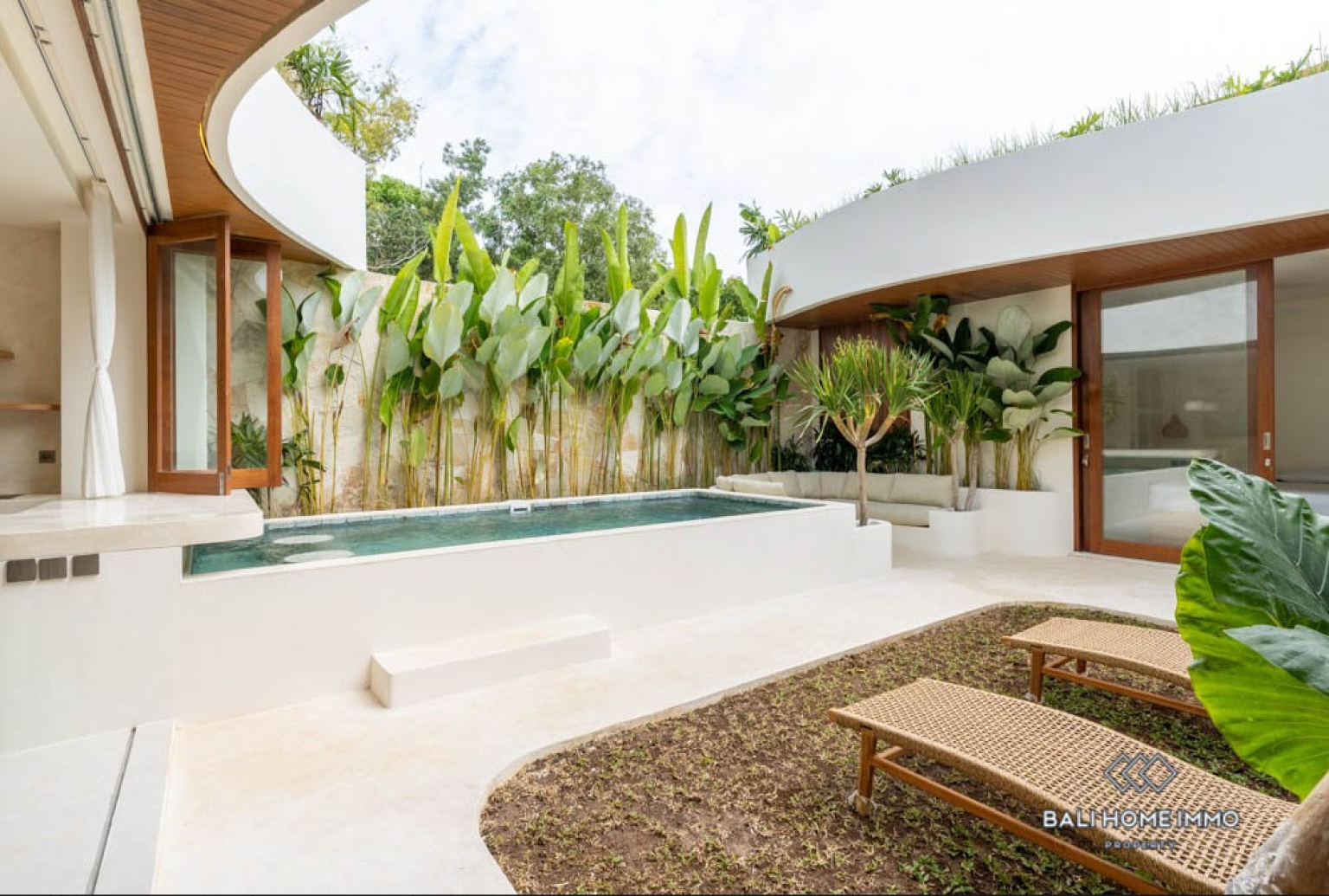 VILLA SUR PLAN DE 2 CHAMBRES AVEC VUE OCÉAN À VENDRE À ULUWATU PRÈS DE LA PLAGE D'ALILA view 7