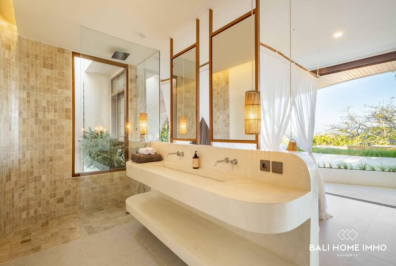 VILLA SUR PLAN DE 2 CHAMBRES AVEC VUE OCÉAN À VENDRE À ULUWATU PRÈS DE LA PLAGE D'ALILA view 20