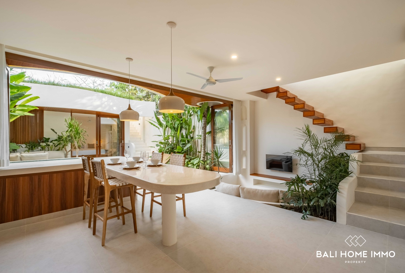 VILLA SUR PLAN DE 2 CHAMBRES AVEC VUE OCÉAN À VENDRE À ULUWATU PRÈS DE LA PLAGE D'ALILA view 7