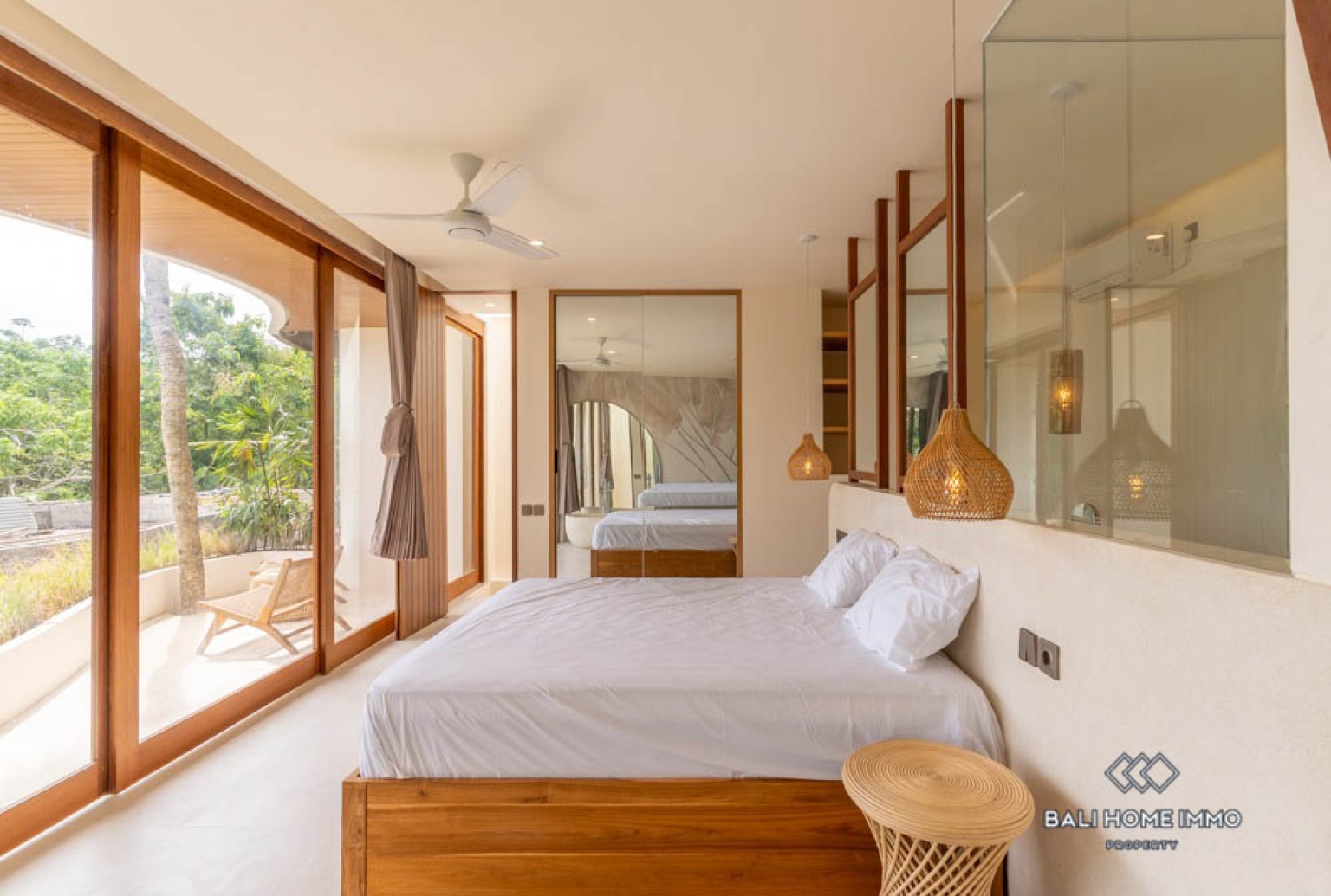 VILLA SUR PLAN DE 2 CHAMBRES AVEC VUE OCÉAN À VENDRE À ULUWATU PRÈS DE LA PLAGE D'ALILA view 5