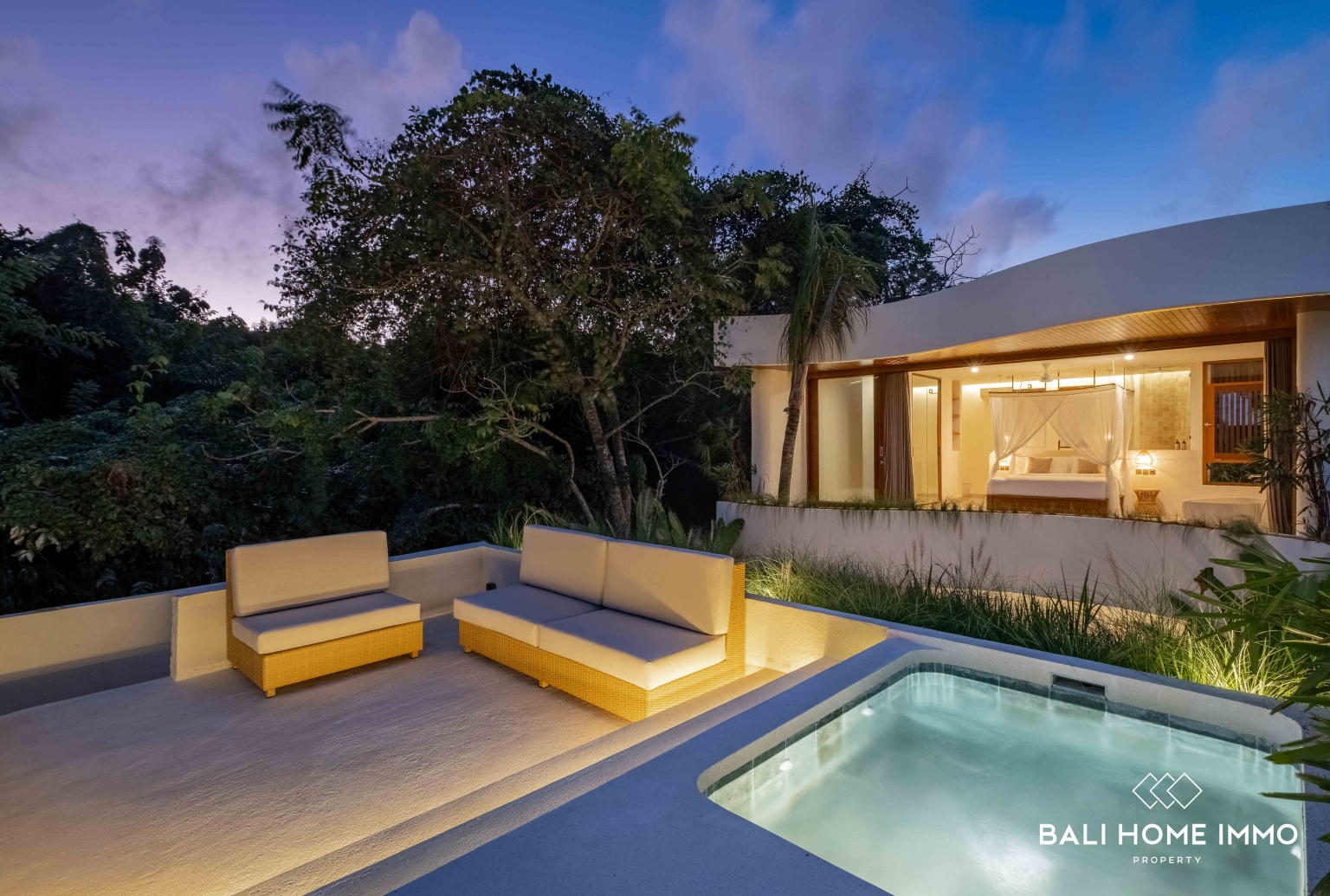 VILLA SUR PLAN DE 2 CHAMBRES AVEC VUE OCÉAN À VENDRE À ULUWATU PRÈS DE LA PLAGE D'ALILA view 25