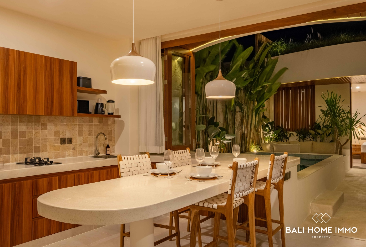 VILLA SUR PLAN DE 2 CHAMBRES AVEC VUE OCÉAN À VENDRE À ULUWATU PRÈS DE LA PLAGE D'ALILA view 15