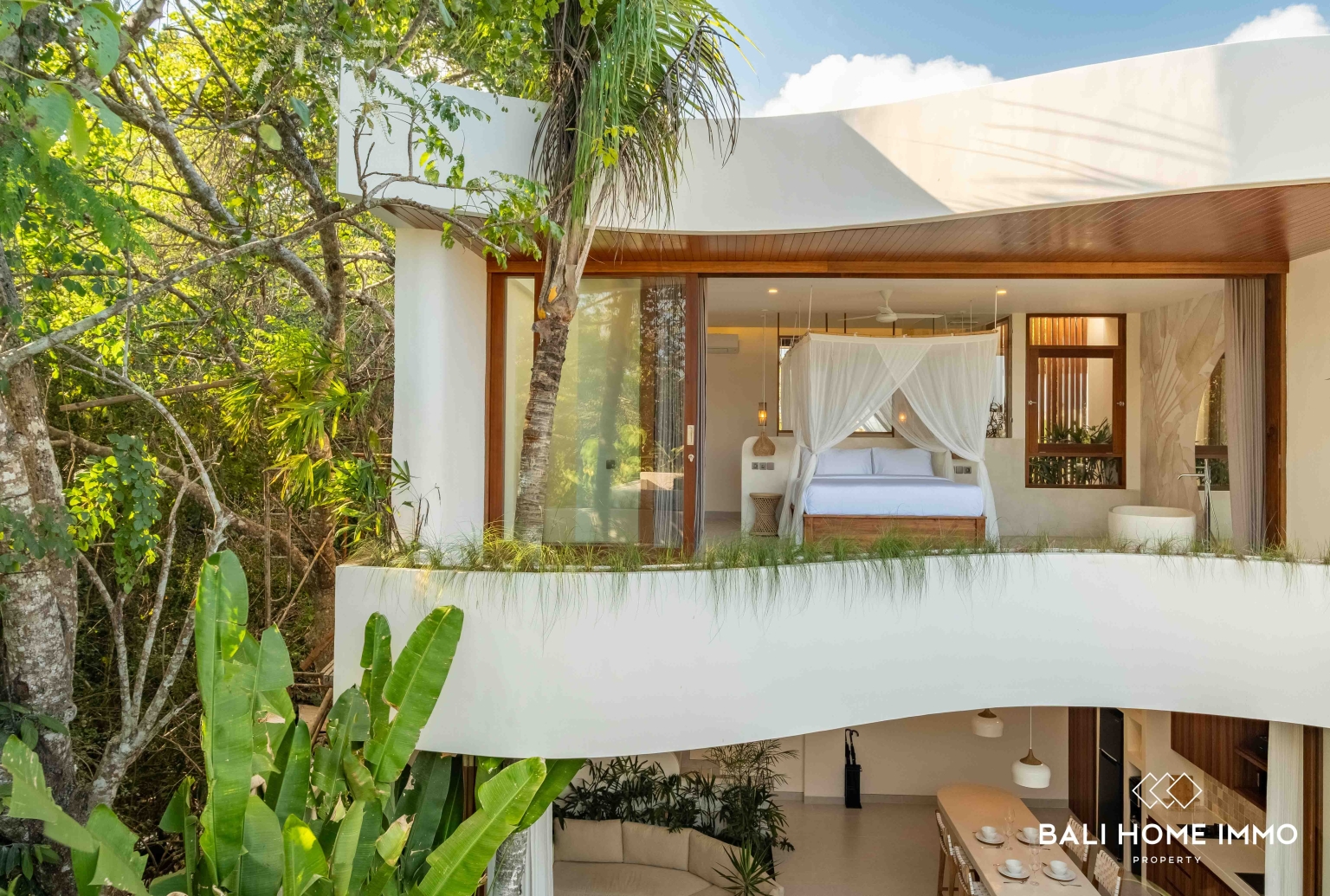 VILLA SUR PLAN DE 2 CHAMBRES AVEC VUE OCÉAN À VENDRE À ULUWATU PRÈS DE LA PLAGE D'ALILA view 22