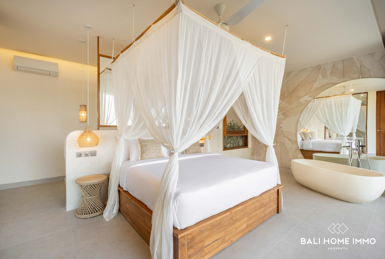 VILLA SUR PLAN DE 2 CHAMBRES AVEC VUE OCÉAN À VENDRE À ULUWATU PRÈS DE LA PLAGE D'ALILA view 18