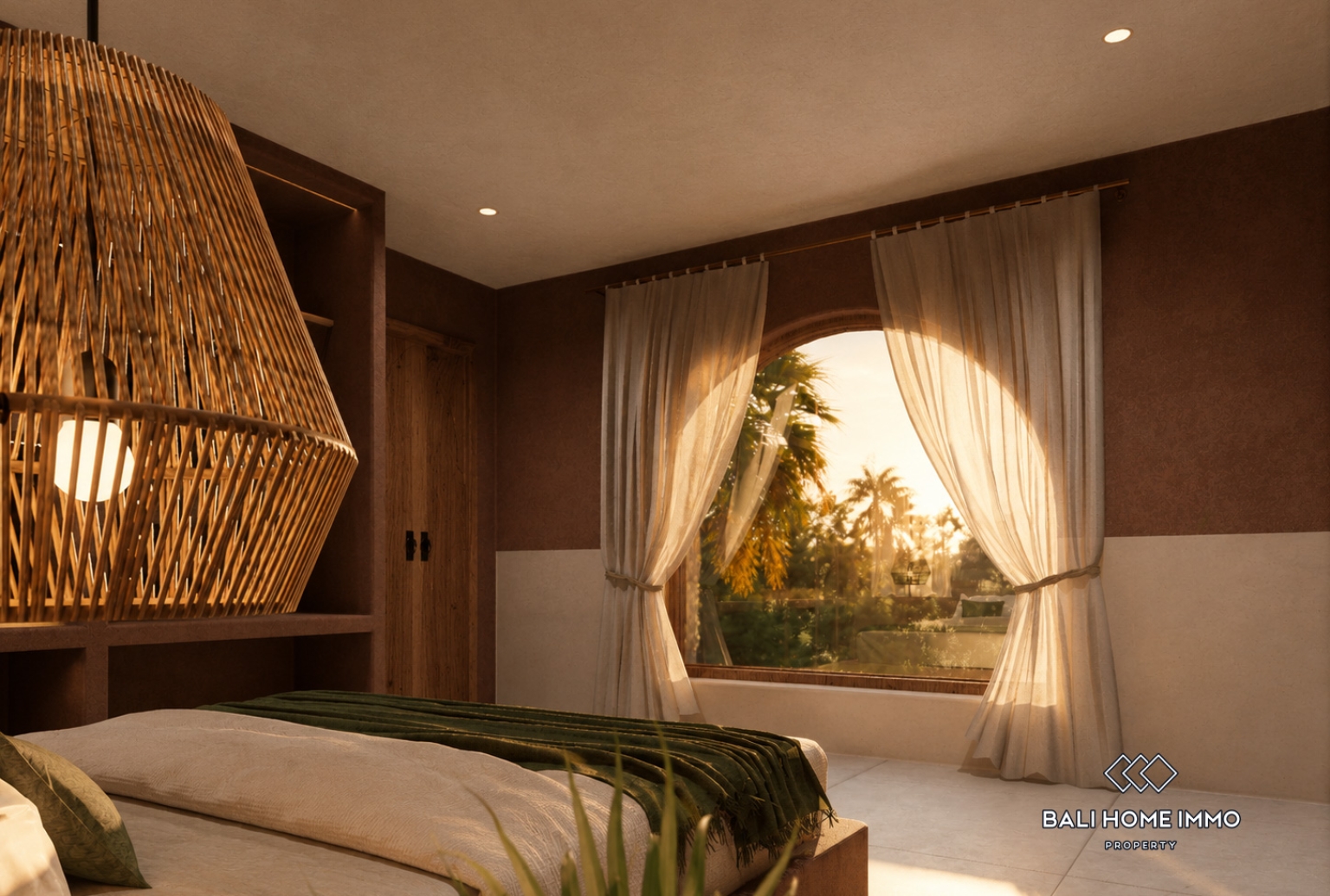 Villa moderne de 3 chambres en phase de construction, à vendre en droit de bail à Lombok view 12