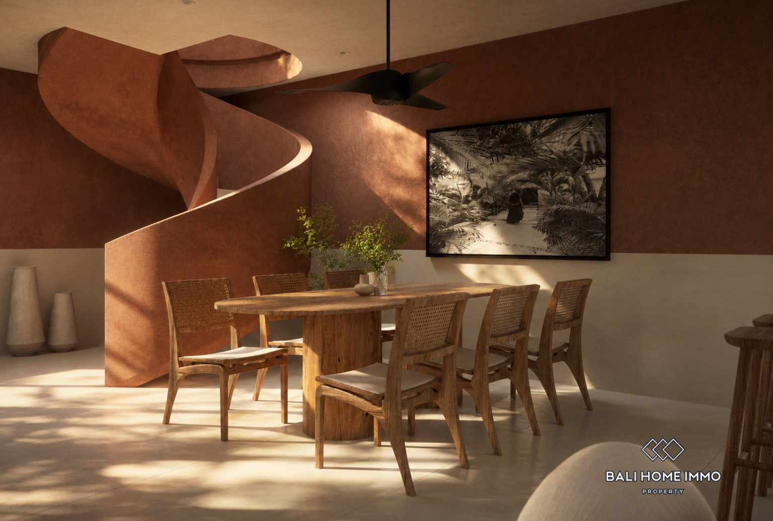 Villa moderne de 3 chambres en phase de construction, à vendre en droit de bail à Lombok view 5