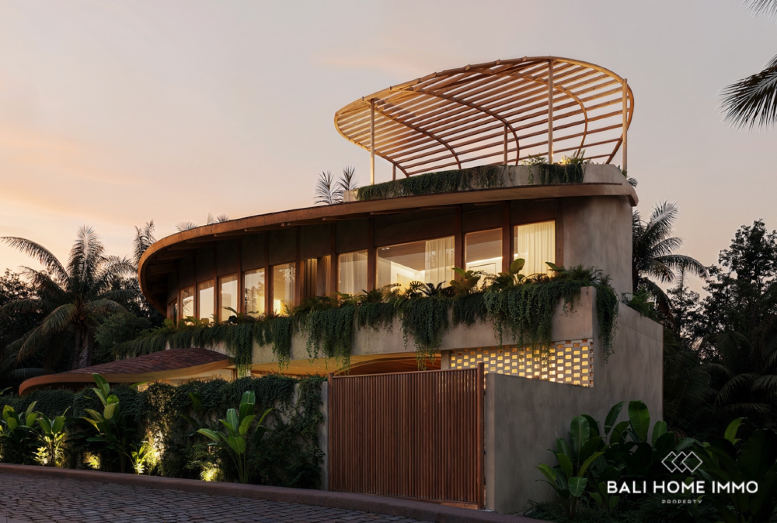 OFF PLAN 3 BEDROOM OCEAN VIEW VILLA + PRIVATE LOFT SUITE & ROOFTOP JACUZZI FOR SALE IN ULUWATU view 2