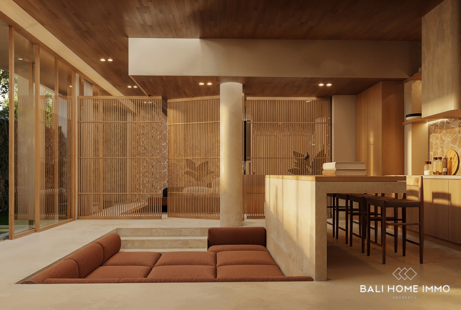 OFF PLAN 3 BEDROOM OCEAN VIEW VILLA + PRIVATE LOFT SUITE & ROOFTOP JACUZZI FOR SALE IN ULUWATU view 8