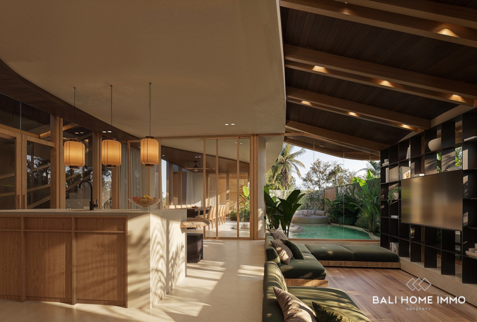 OFF PLAN 3 BEDROOM OCEAN VIEW VILLA + PRIVATE LOFT SUITE & ROOFTOP JACUZZI FOR SALE IN ULUWATU view 12