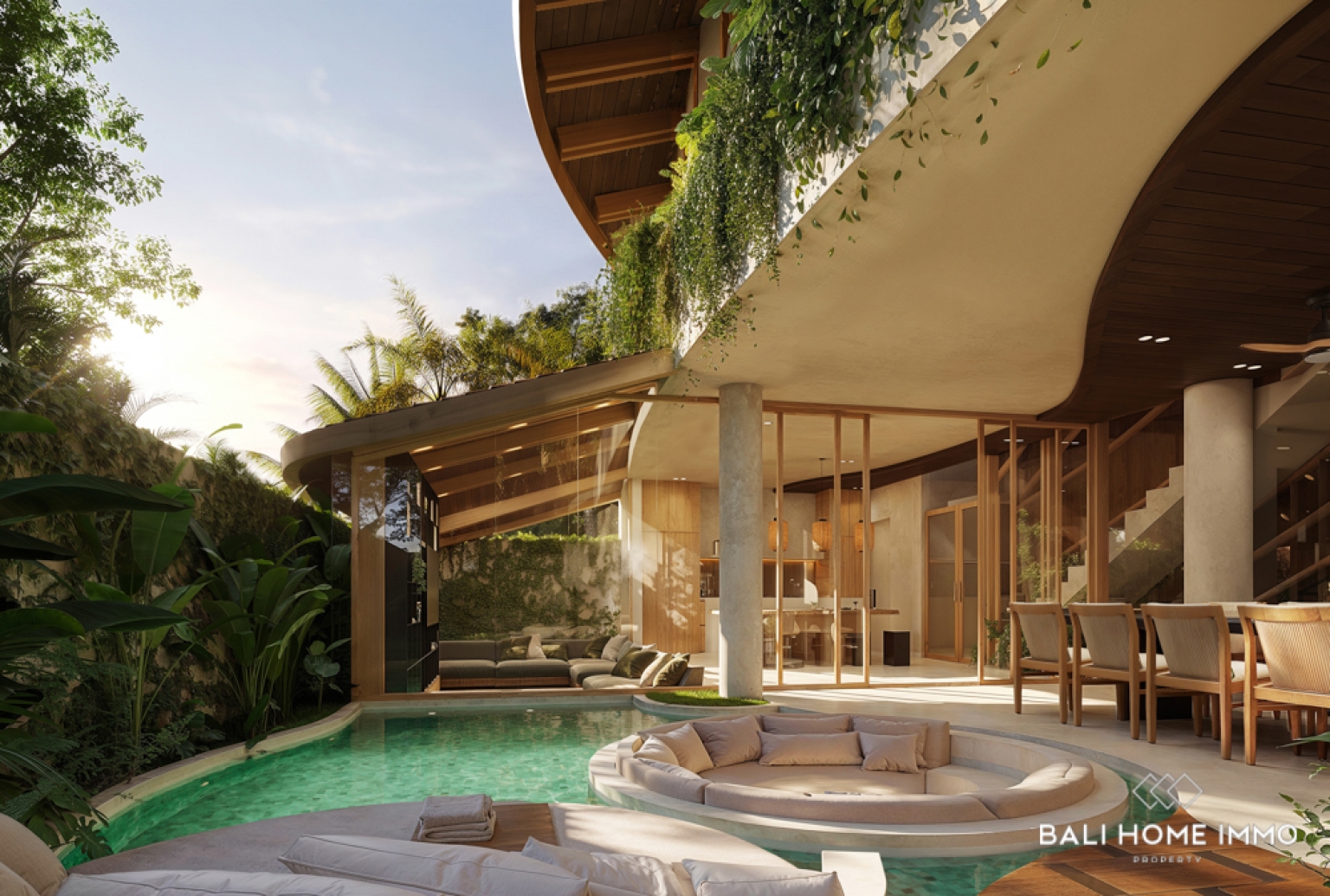 OFF PLAN 3 BEDROOM OCEAN VIEW VILLA + PRIVATE LOFT SUITE & ROOFTOP JACUZZI FOR SALE IN ULUWATU view 5