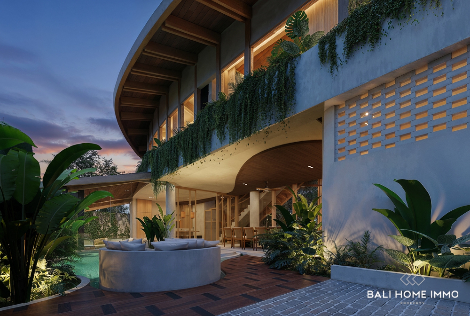OFF PLAN 3 BEDROOM OCEAN VIEW VILLA + PRIVATE LOFT SUITE & ROOFTOP JACUZZI FOR SALE IN ULUWATU view 25
