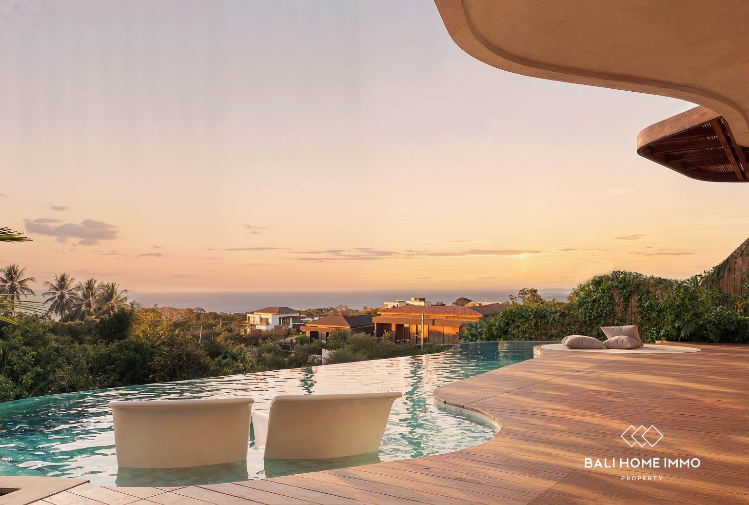 OFF PLAN 3 BEDROOM OCEAN VIEW VILLA WITH LAGUNA INFINITY POOL & ROOFTOP LOUNGE view 2