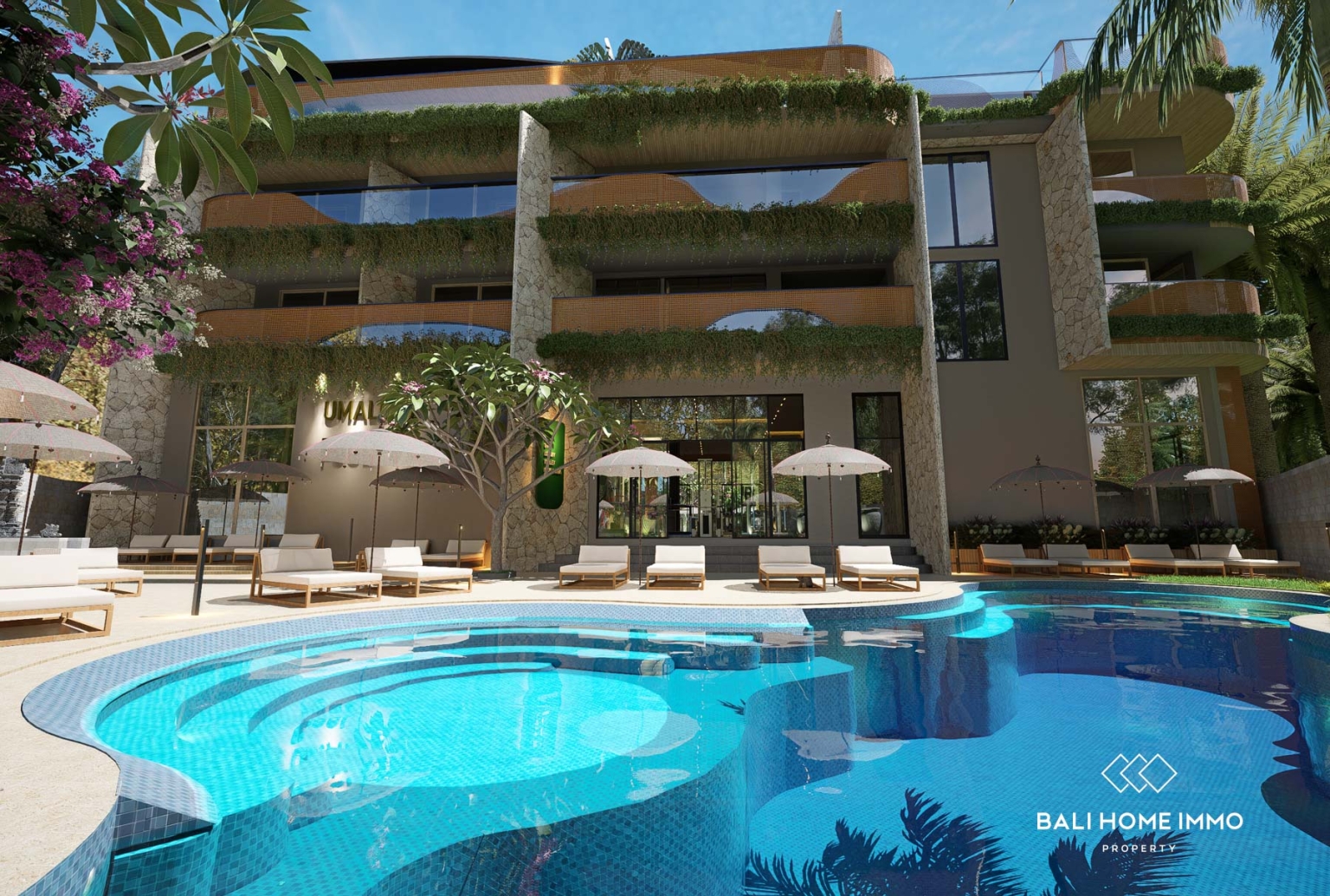 OFF PLAN 3 BEDROOM PENTHOUSE FOR LEASEHOLD SALE in UMALAS BALI view 2