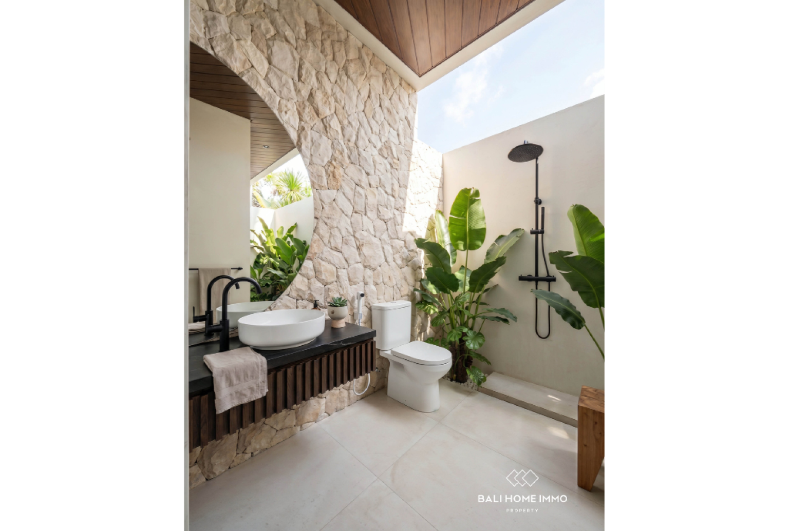Off-plan 3 Bedroom Tropical Villa for sale in Kerobokan with Sunken Living Area view 14