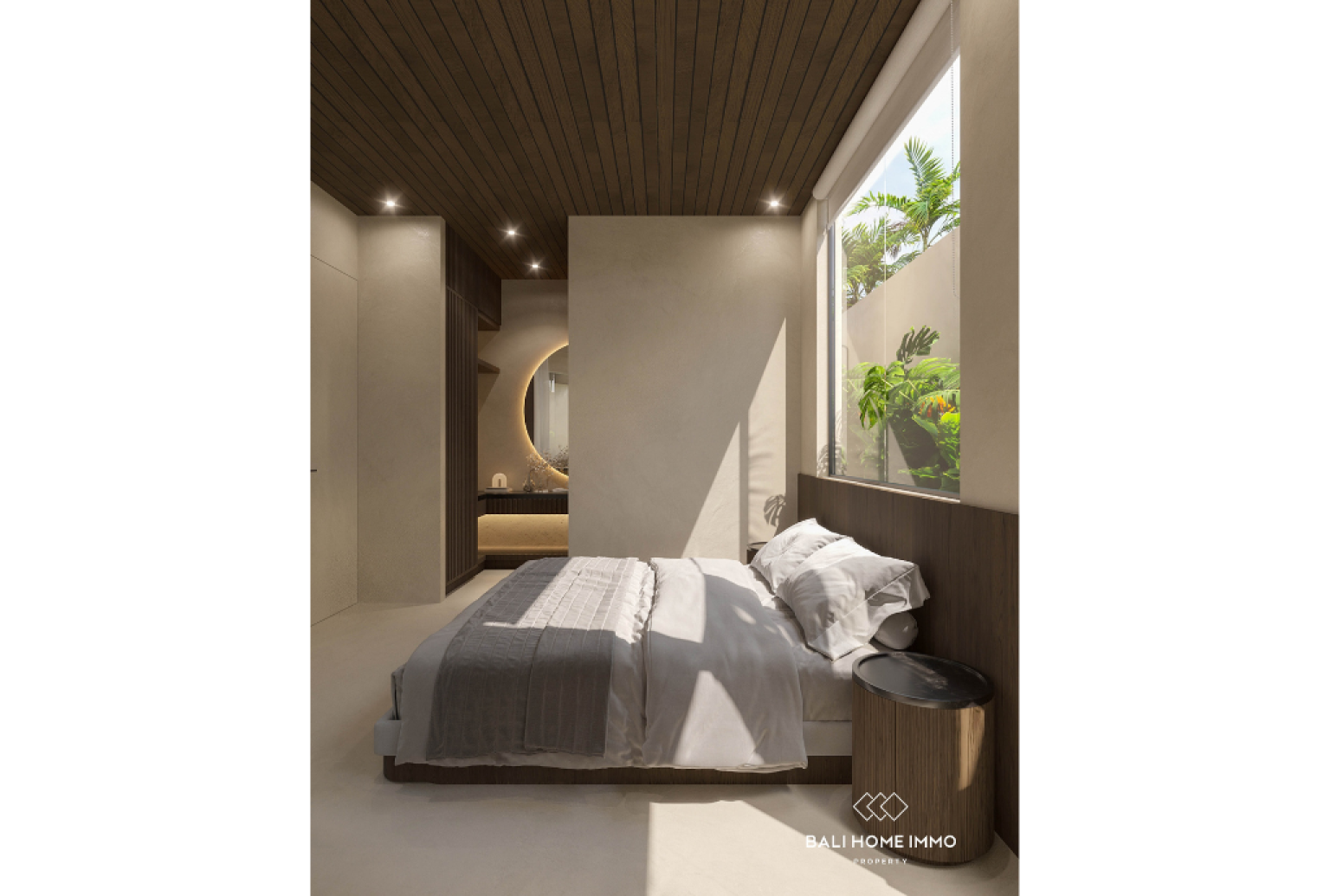 Off-plan 3 Bedroom Tropical Villa for sale in Kerobokan with Sunken Living Area view 10