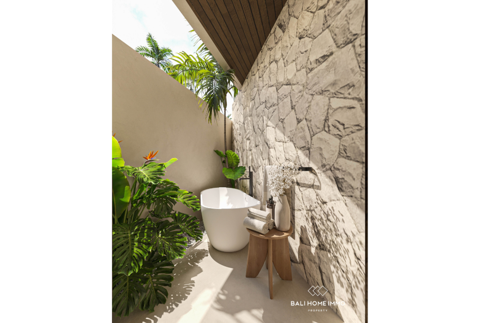 Off-plan 3 Bedroom Tropical Villa for sale in Kerobokan with Sunken Living Area view 15