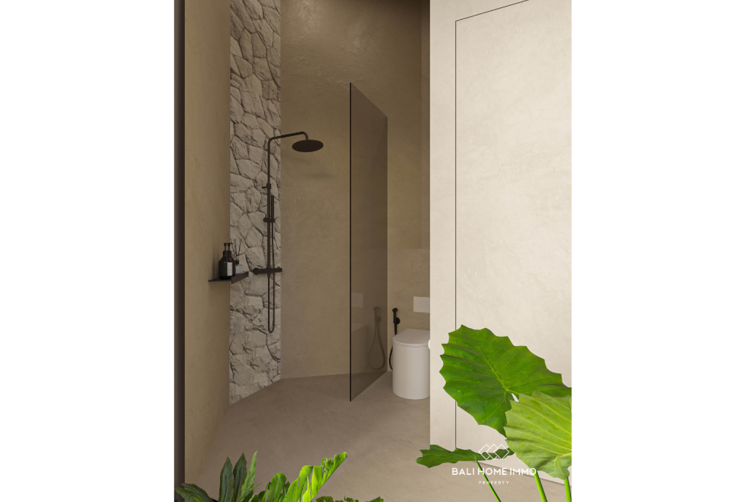 Off-plan 3 Bedroom Tropical Villa for sale in Kerobokan with Sunken Living Area view 17