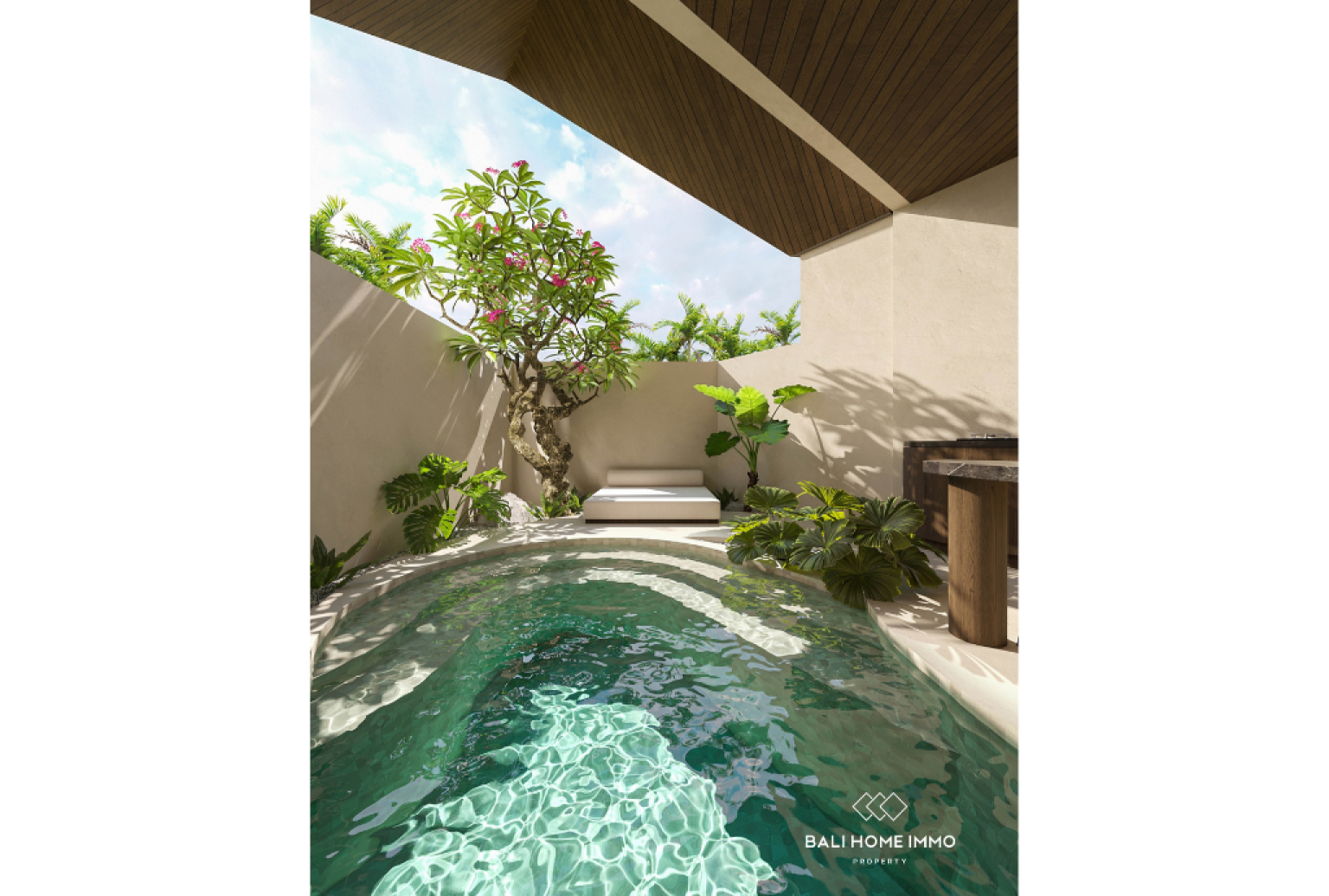 Off-plan 3 Bedroom Tropical Villa for sale in Kerobokan with Sunken Living Area view 18