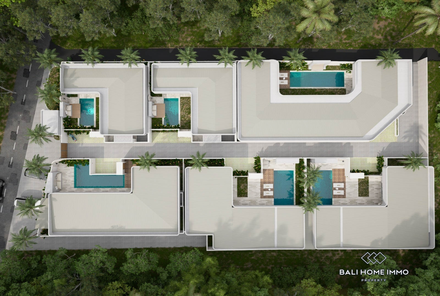 Villa 3 kamar Off-plan dijual dan disewakan, dekat Green School di Ubud. view 18