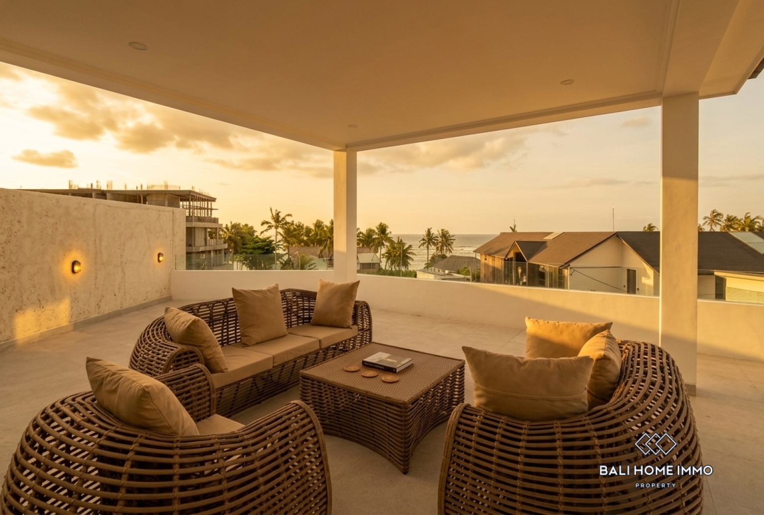 Villa neuve de 3 chambres à vendre en bail emphytéotique à Bali Cemagi Seseh view 18