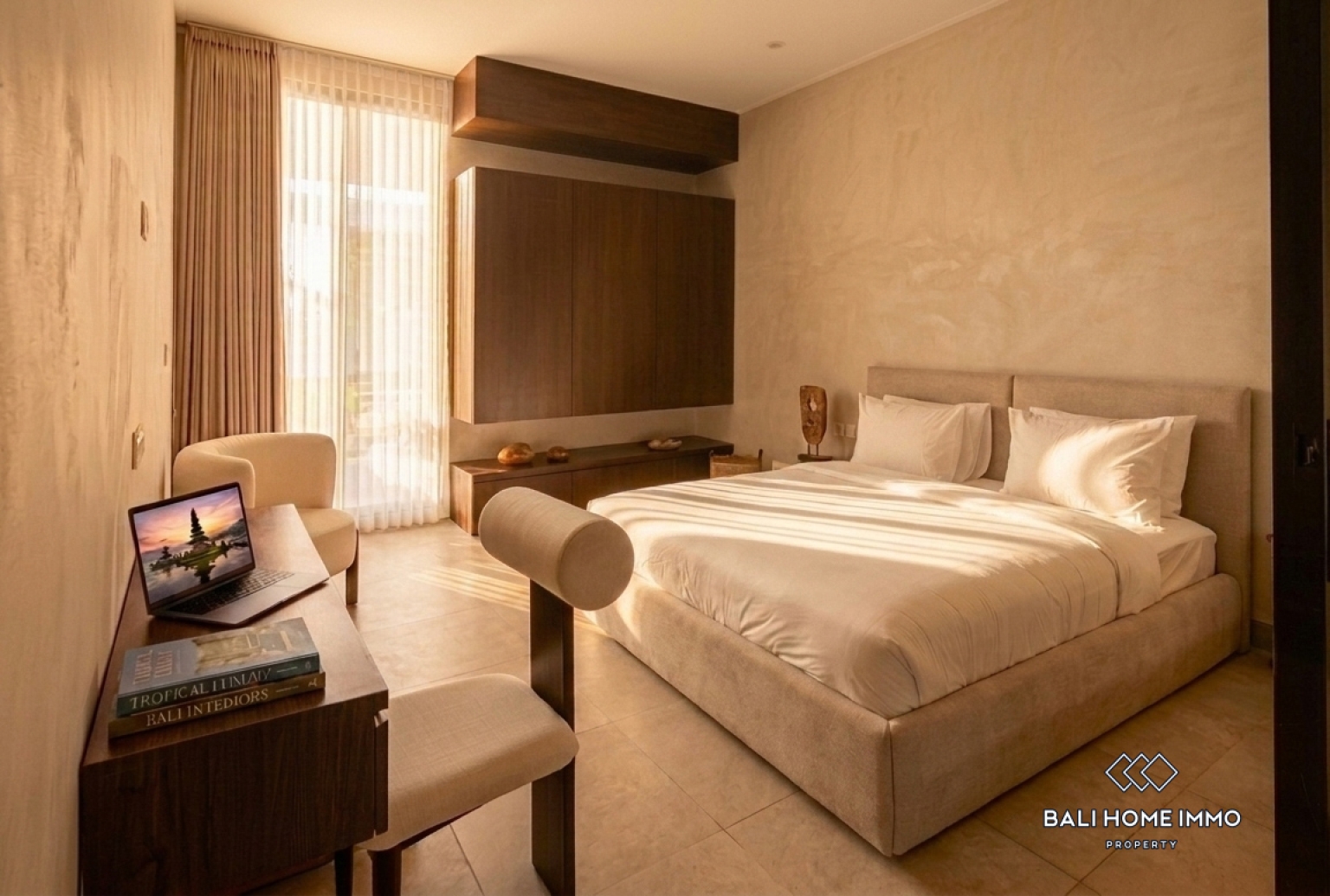 Villa neuve de 3 chambres à vendre en bail emphytéotique à Bali Cemagi Seseh view 8