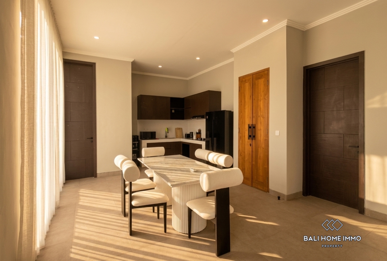 Villa neuve de 3 chambres à vendre en bail emphytéotique à Bali Cemagi Seseh view 5