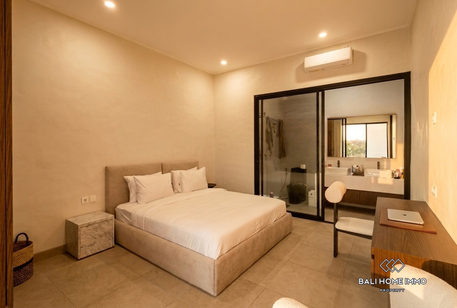 Villa neuve de 3 chambres à vendre en bail emphytéotique à Bali Cemagi Seseh view 12