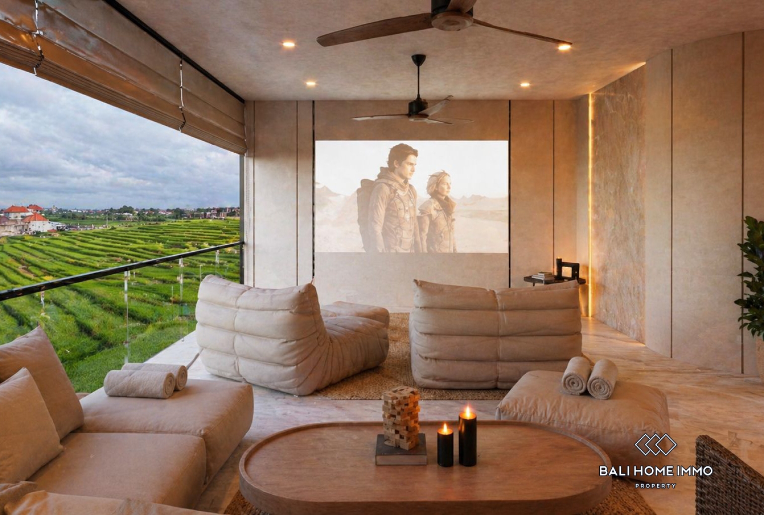Off-Plan 3 Bedroom villa for sale leasehold in Bali Seseh beach side view 27