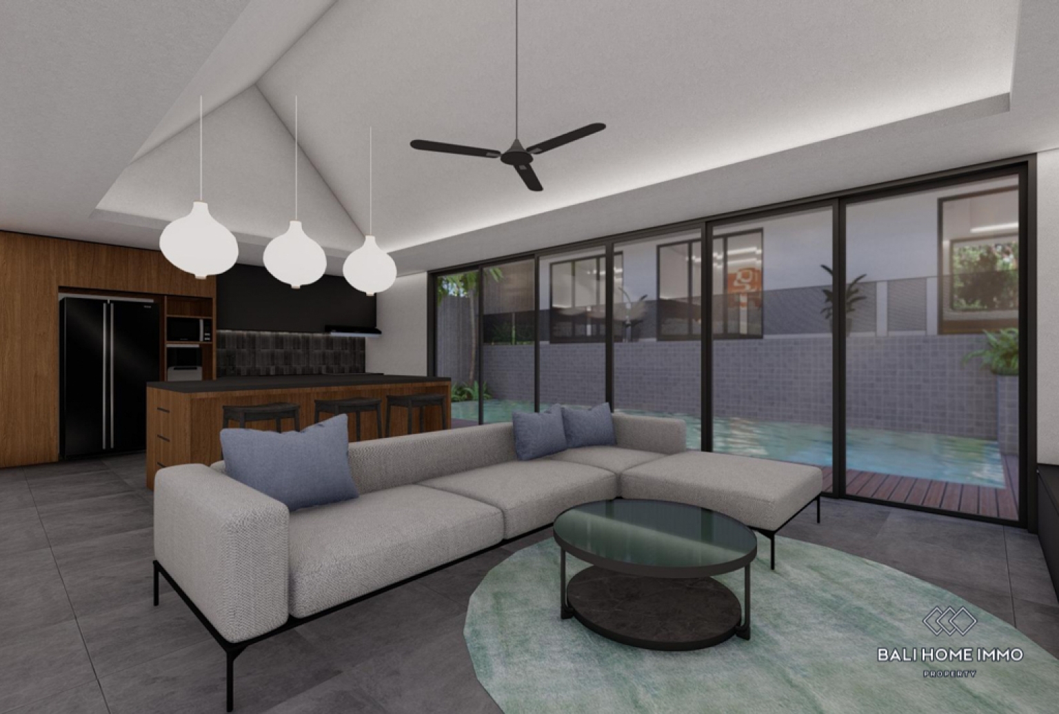 Off-plan 3 Bedroom Villa for Sale Leasehold in Bali Ubud view 3