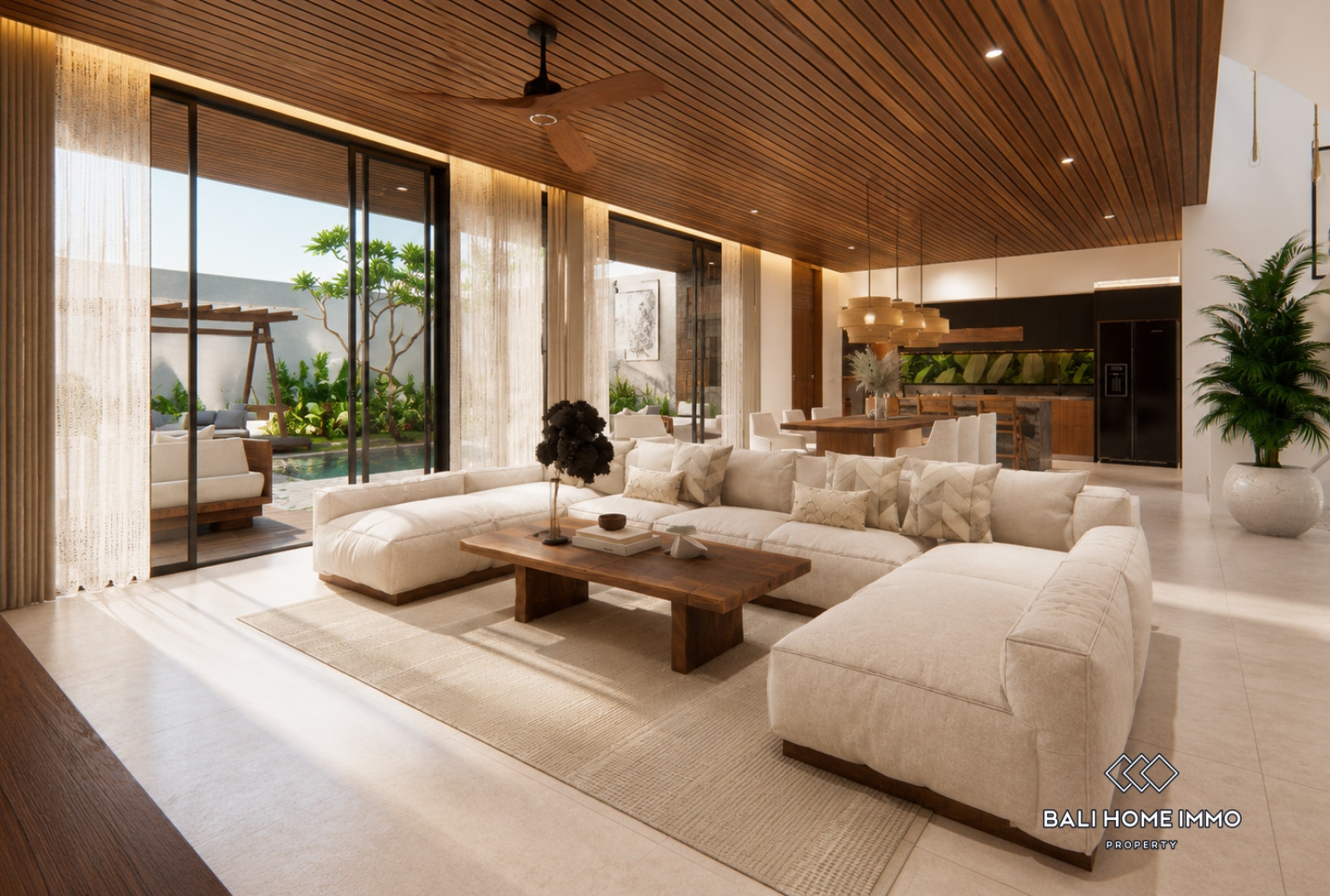 Off-plan 3 Bedroom Villa for Sale Leasehold in Sanur view 3