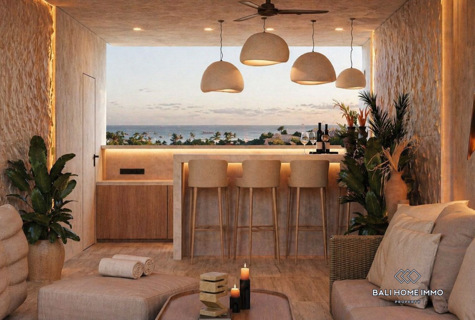 Off-plan 3 Bedroom Villa with ocean view for sale in Seseh Beachside view 18