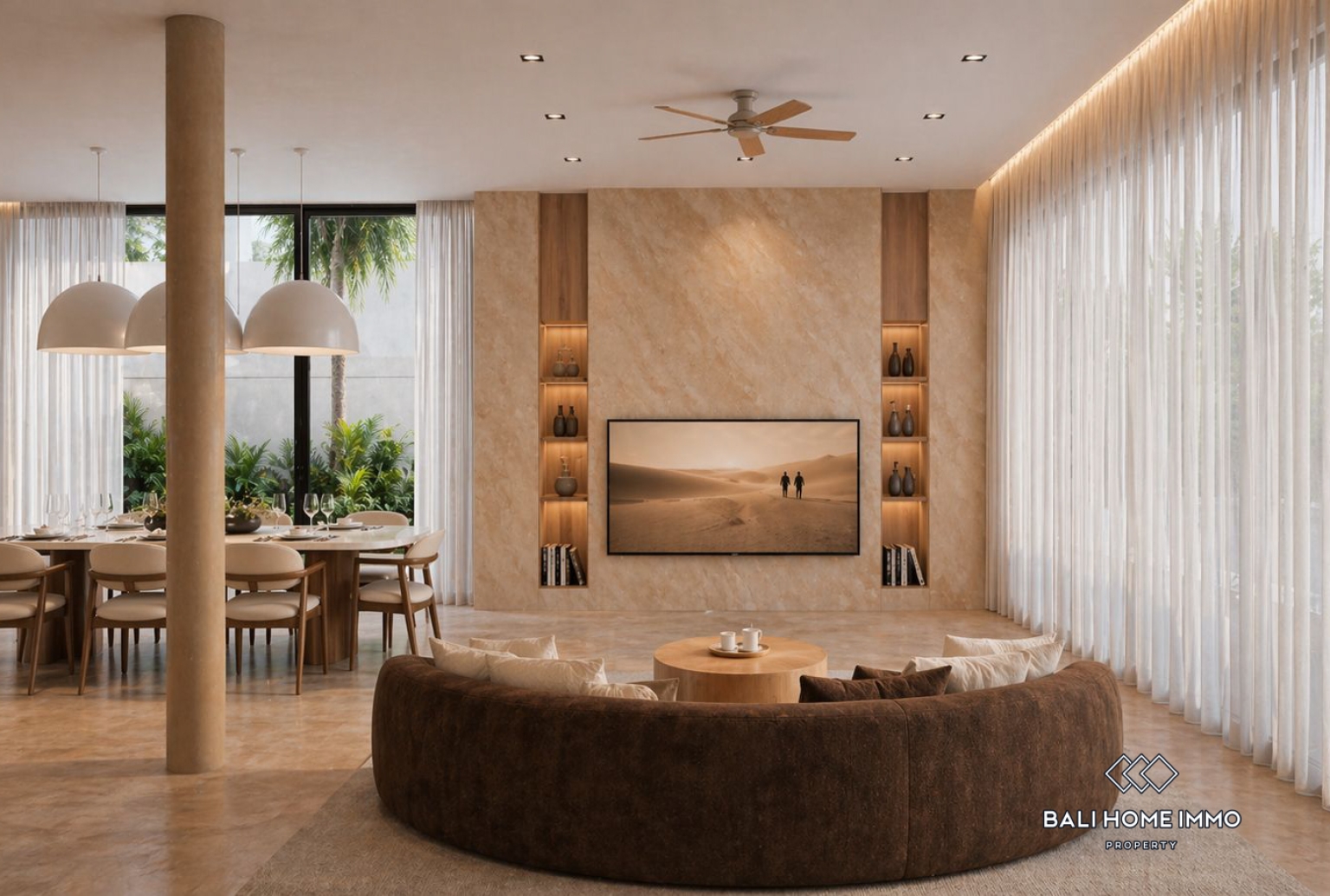 Off-plan 3 Bedroom Villa with ocean view for sale in Seseh Beachside view 3