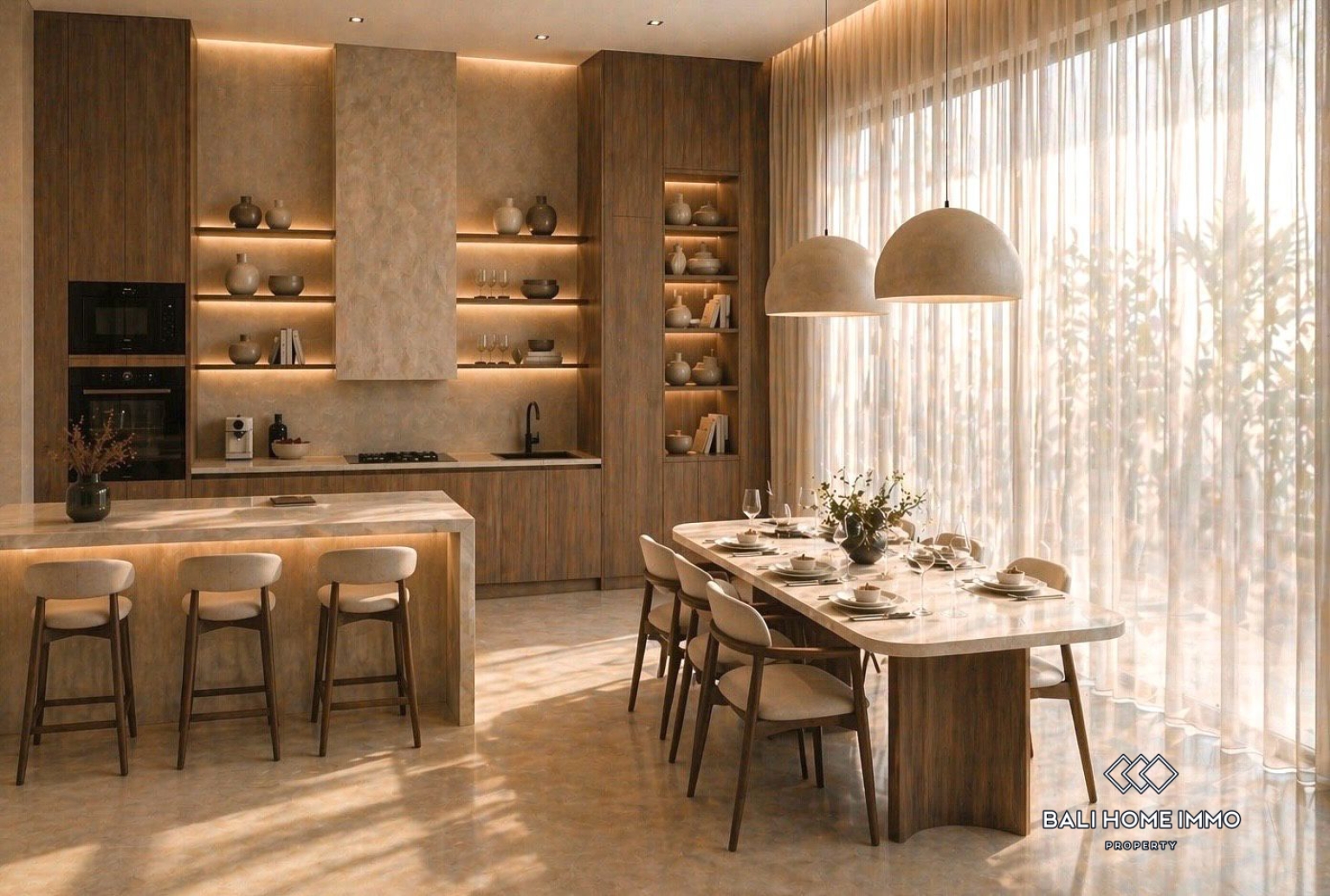 Off-plan 3 Bedroom Villa with ocean view for sale in Seseh Beachside view 4
