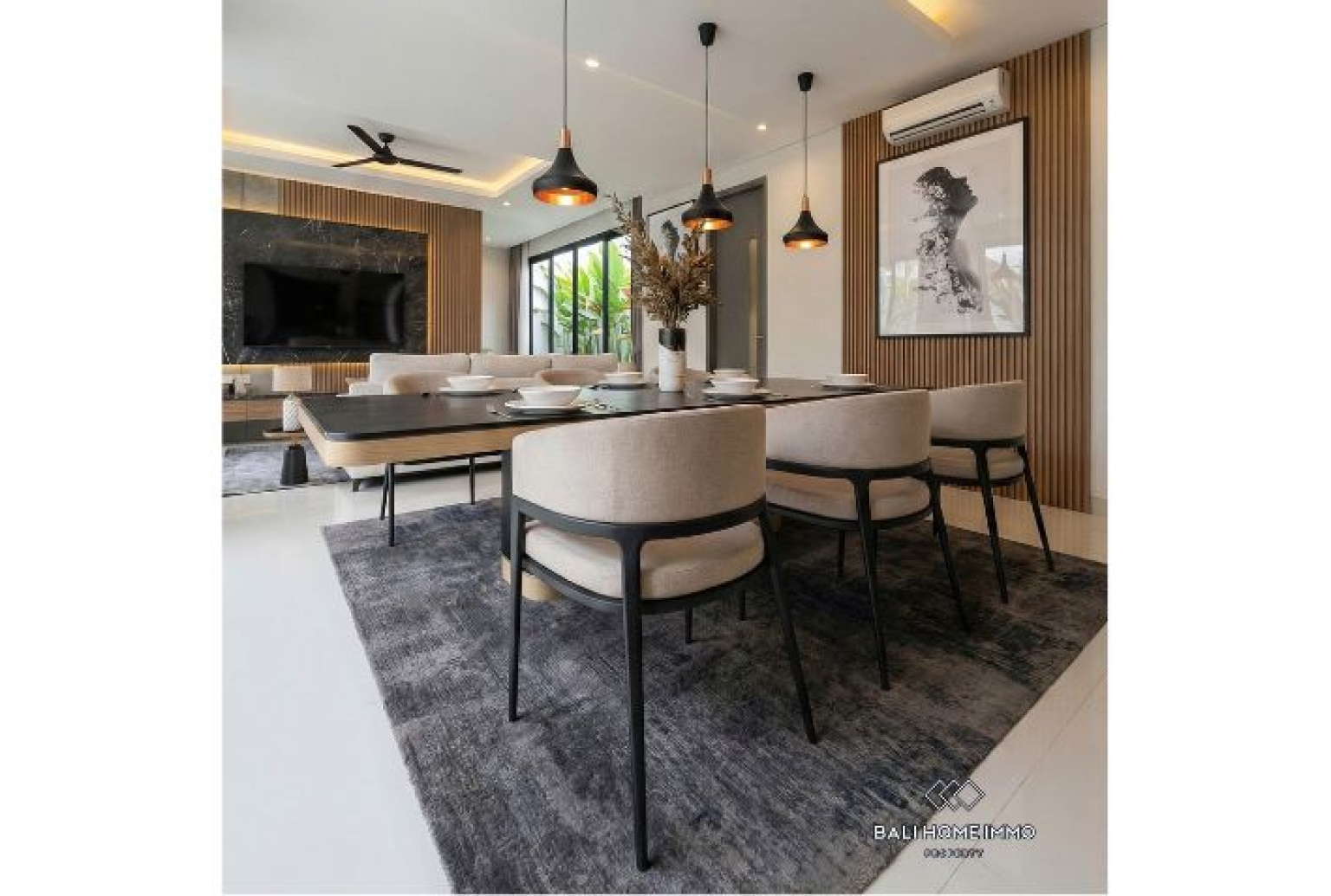 Off-plan 3 bedroom villa with ricefield view for sale in Ubud view 3