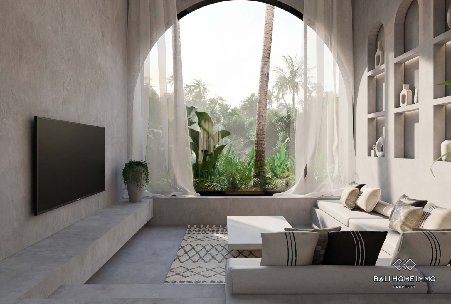 Off-plan 3 Bedrooms Luxury Tropical design villa for sale in Bali Munggu view 3