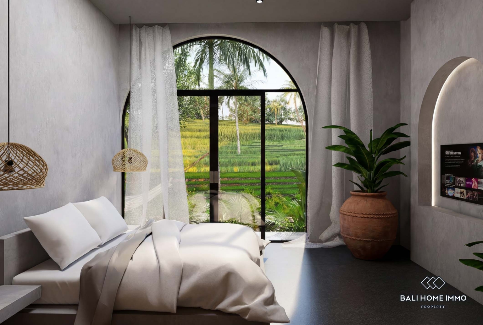 Off-plan 3 Bedrooms Luxury Tropical design villa for sale in Bali Munggu view 7