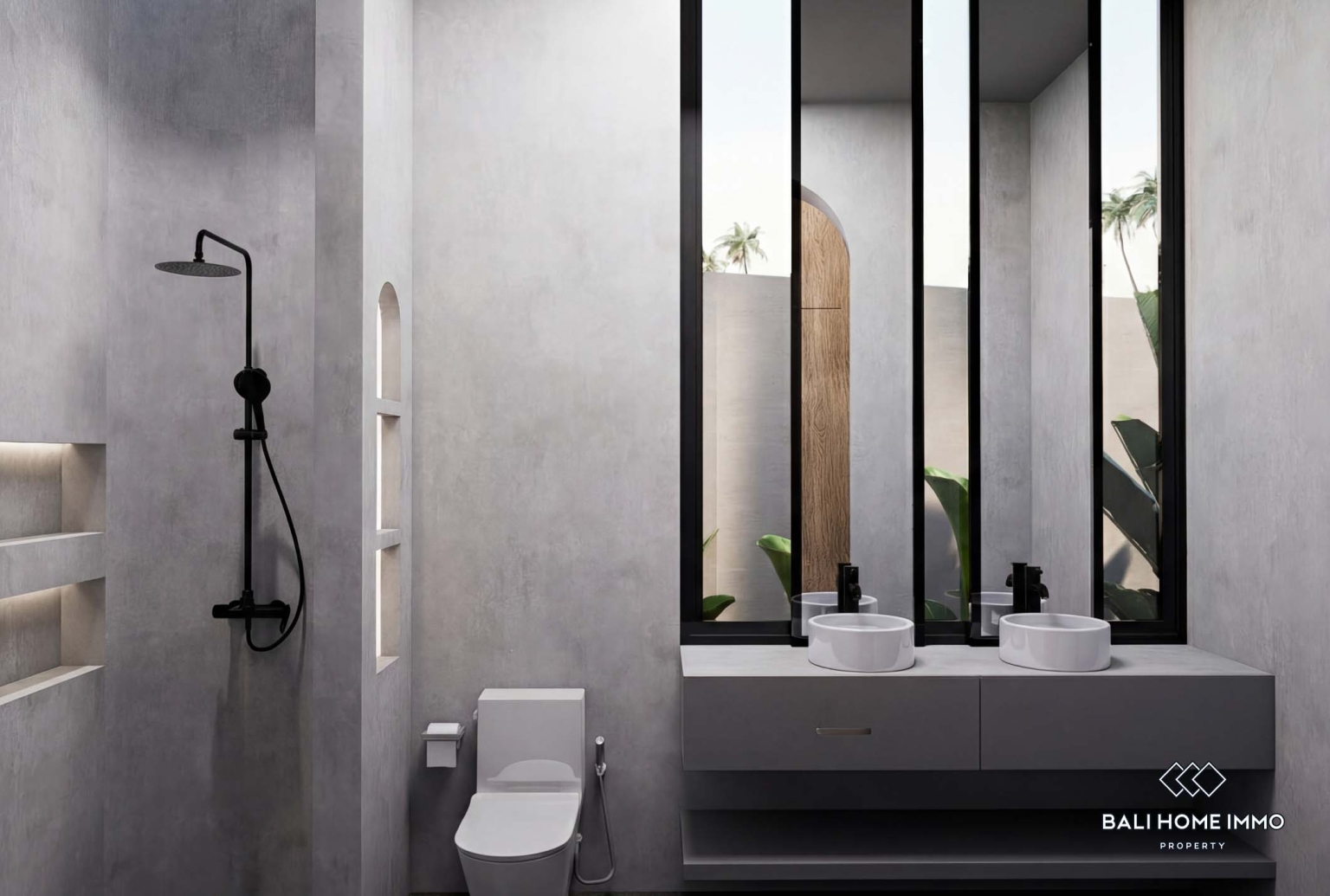 Off-plan 3 Bedrooms Luxury Tropical design villa for sale in Bali Munggu view 9