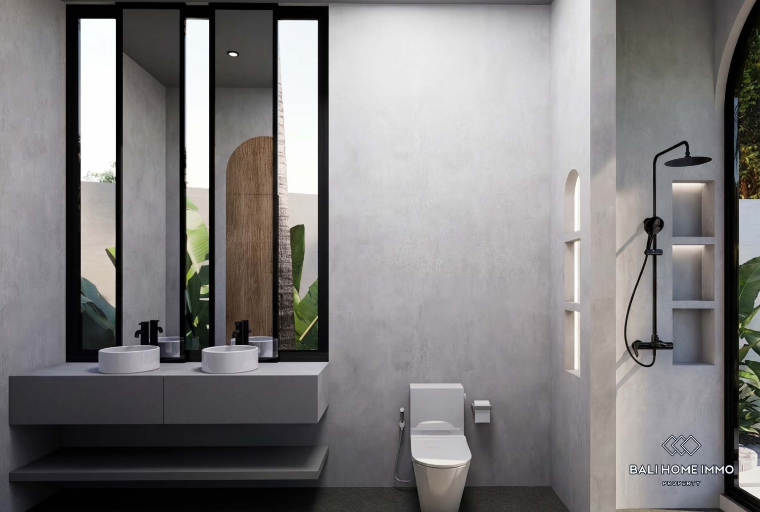 Off-plan 3 Bedrooms Luxury Tropical design villa for sale in Bali Munggu view 8