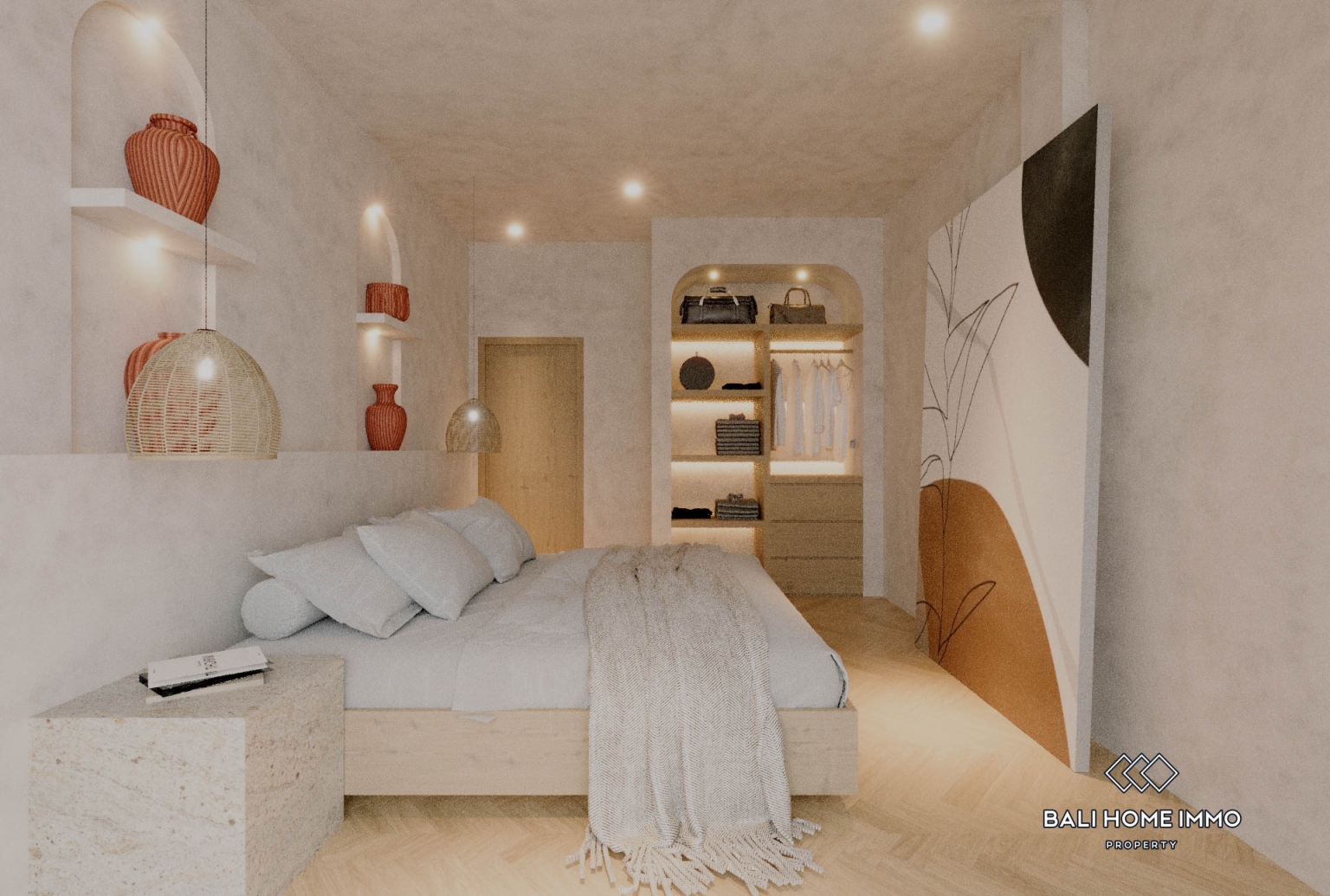 Villa off-plan 3 kamar siap huni untuk dijual di Bali Buduk Dekat Canggu view 6