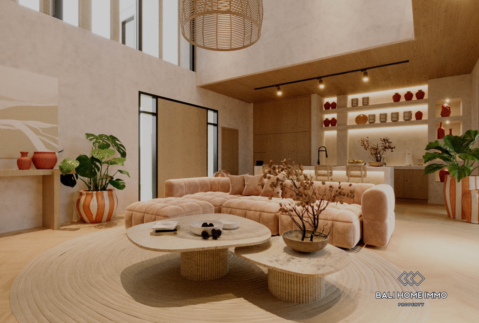 Villa off-plan 3 kamar siap huni untuk dijual di Bali Buduk Dekat Canggu view 5