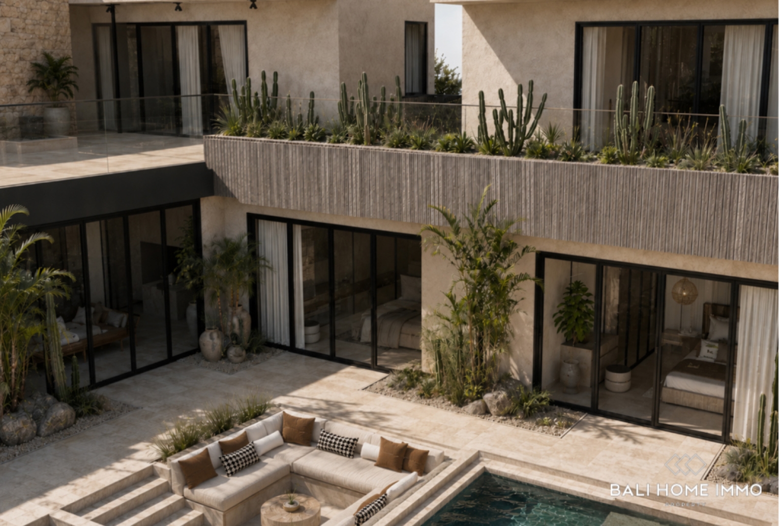 Villa de luxe de 4 chambres sur plan à vendre en bail emphytéotique près de la plage de Nunggalan view 20
