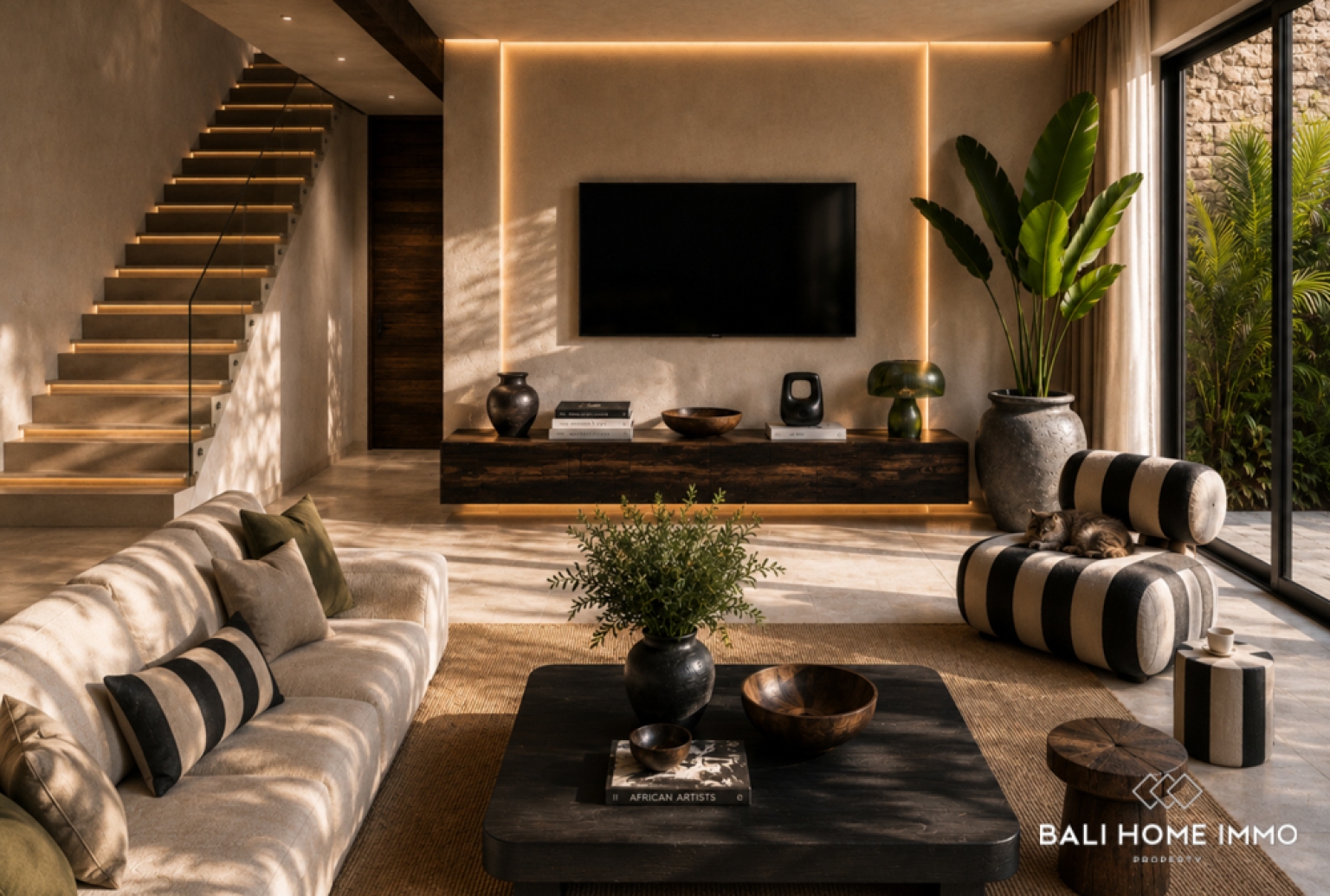 Villa de luxe de 4 chambres sur plan à vendre en bail emphytéotique près de la plage de Nunggalan view 6