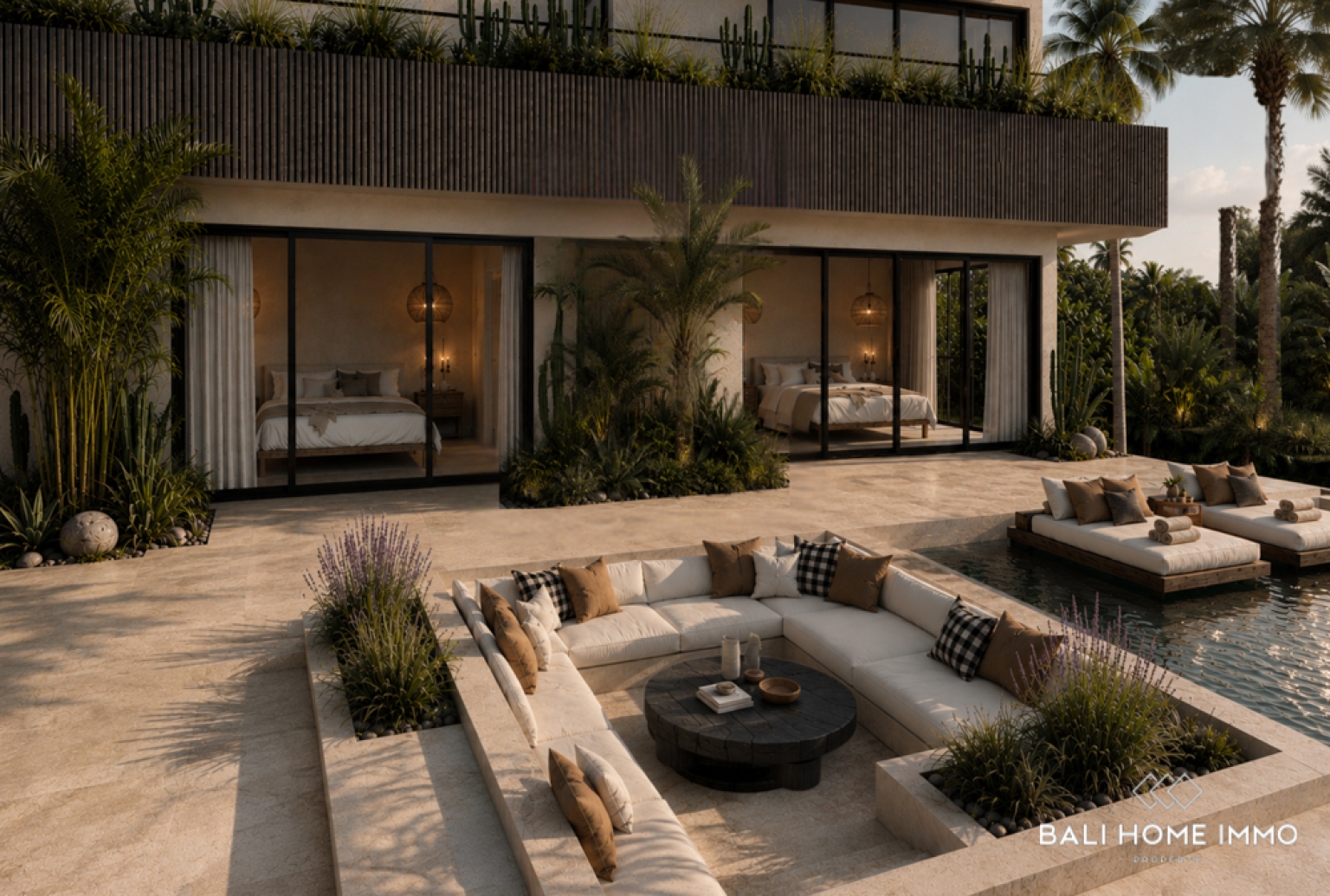 Villa de luxe de 4 chambres sur plan à vendre en bail emphytéotique près de la plage de Nunggalan view 5