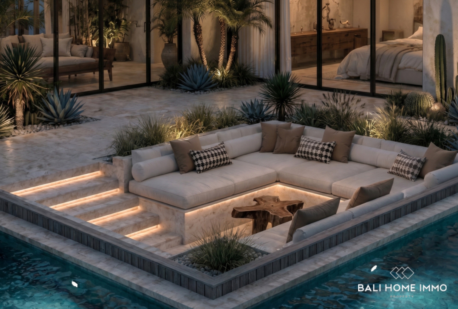 Villa de luxe de 4 chambres sur plan à vendre en bail emphytéotique près de la plage de Nunggalan view 19